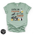 Come On Pumpkin Let’s Go Junkin Tee | Vintage Market Graphic T-Shirt