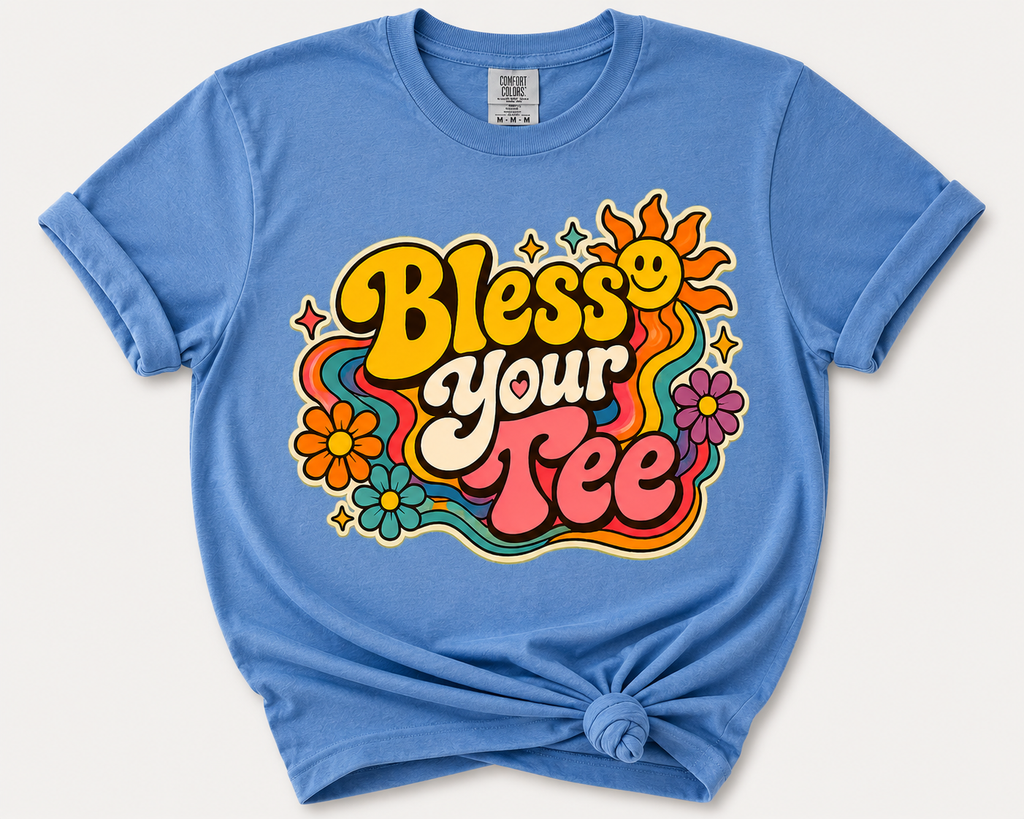 Bless Your Tee Retro Graphic Unisex T-Shirt