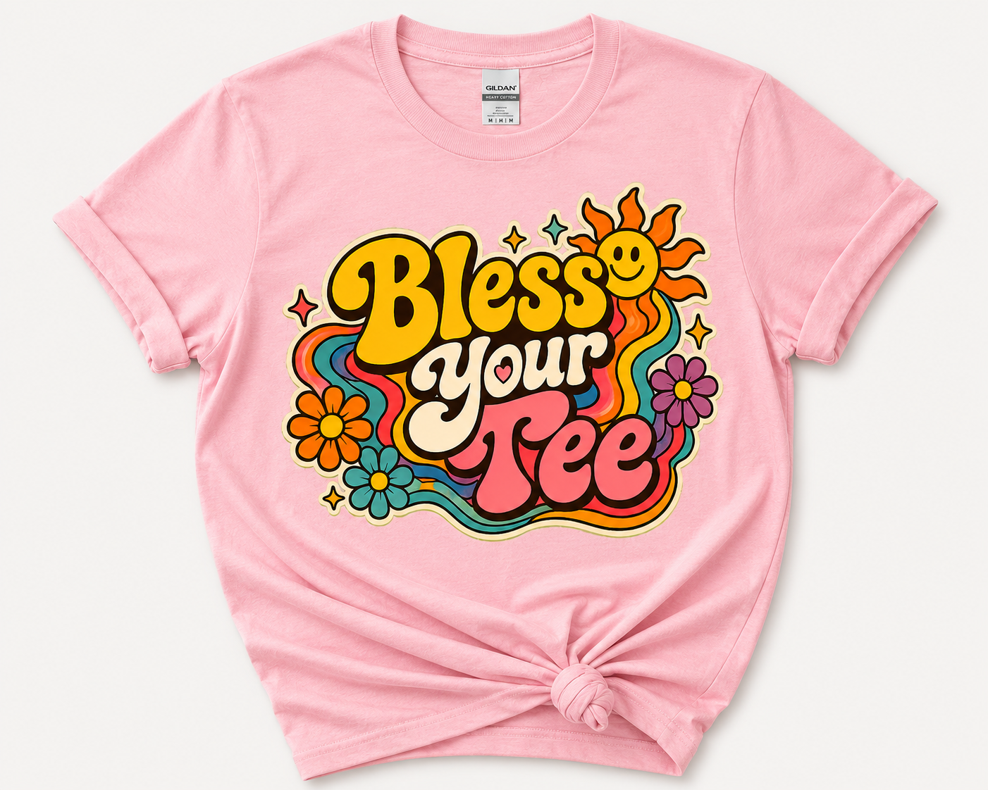 Bless Your Tee Retro Graphic Unisex T-Shirt