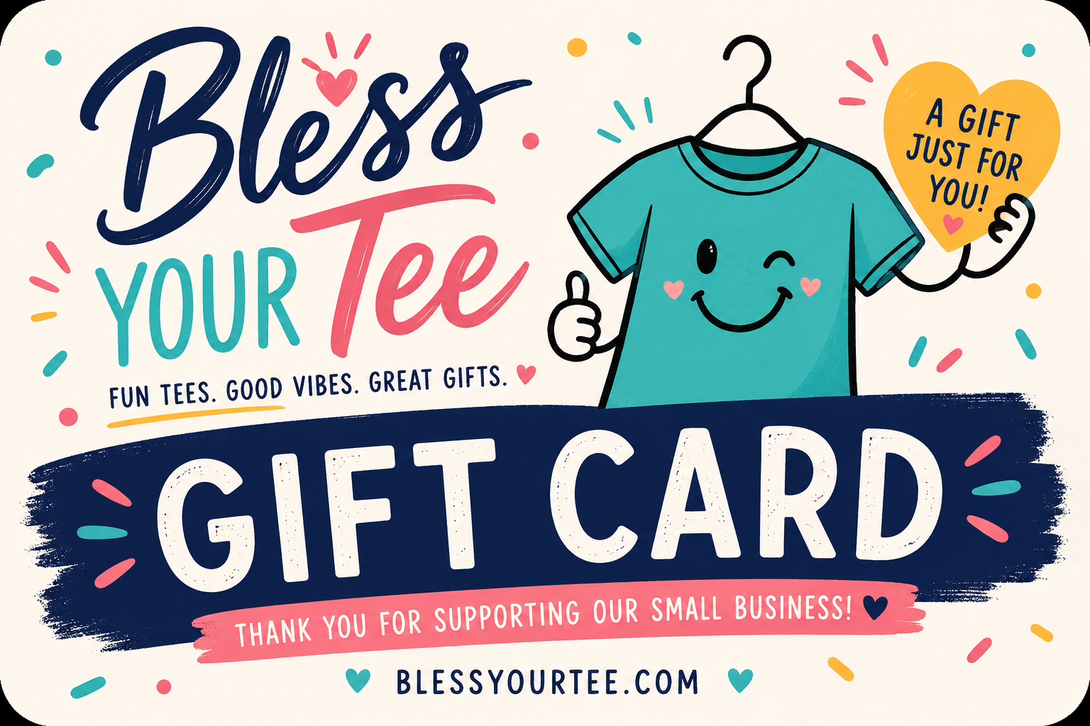 BLESS YOUR TEE GIFT CARD
