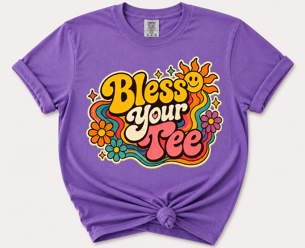 Bless Your Tee Retro Graphic Unisex T-Shirt