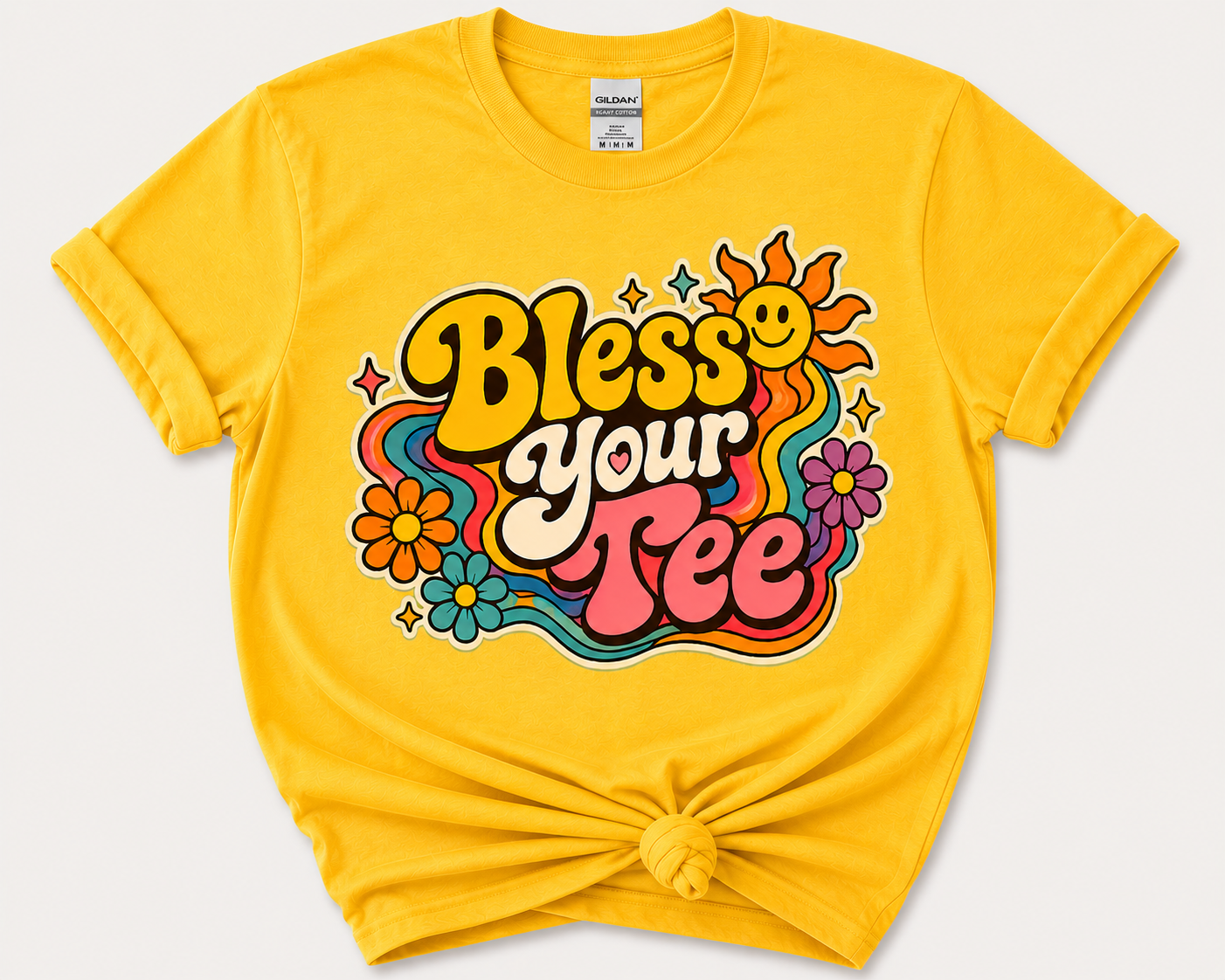Bless Your Tee Retro Graphic Unisex T-Shirt