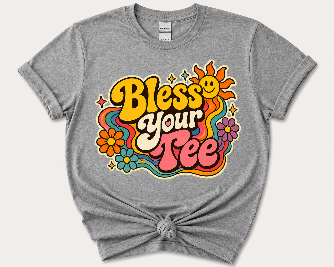 Bless Your Tee Retro Graphic Unisex T-Shirt