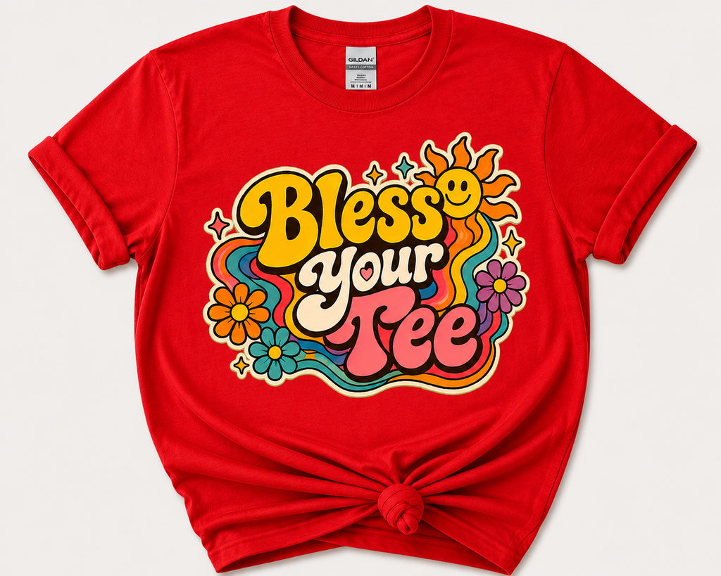 Bless Your Tee Retro Graphic Unisex T-Shirt